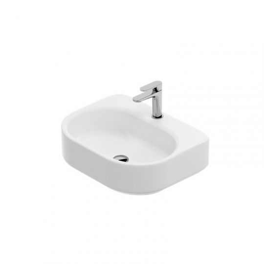 Закругленная раковина Artceram Wonder WNL003 55x43 см подвесная или накладная