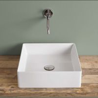 Раковина Artceram Scalino SCL001 38х38 цвет белый схема 1