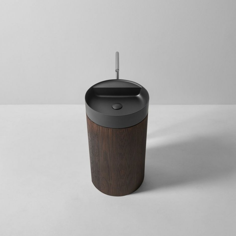 Раковина напольная Antonio Lupi Lavabi RIGATINO1 диаметр 45см ФОТО