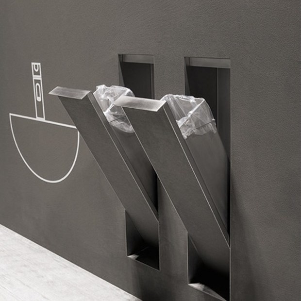 Корзина для мусора Antonio Lupi SESAMO SESAMO7 цена от 89 339 ₽ Фото Корзина для мусора Antonio Lupi SESAMO SESAMO7