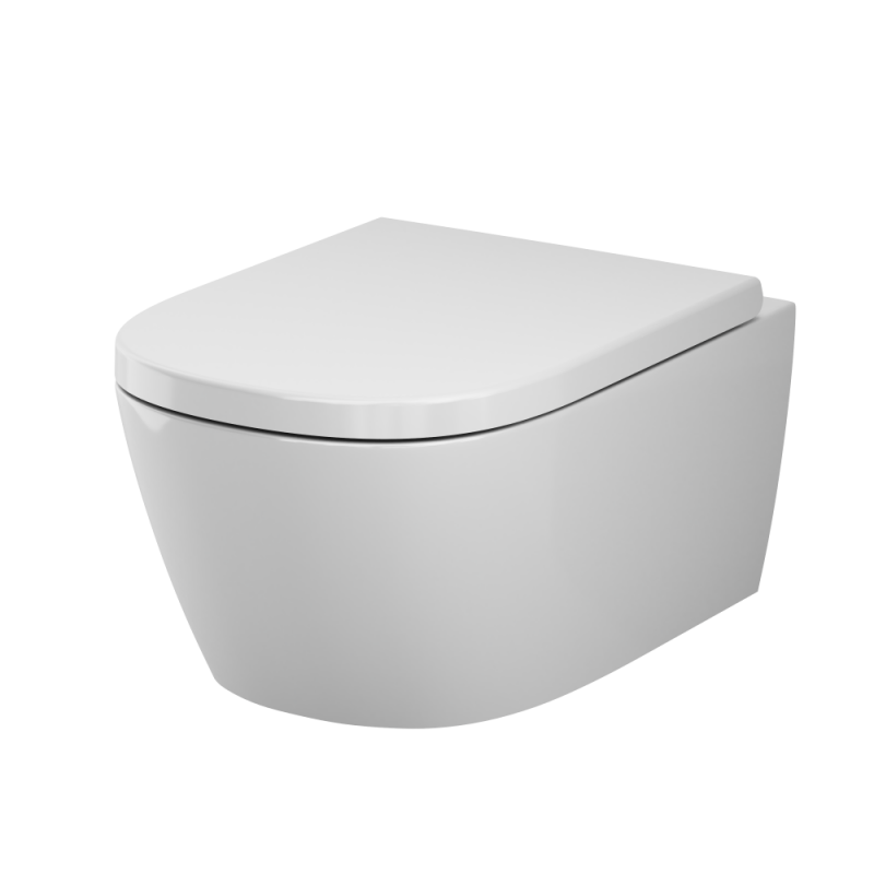 Подвесной унитаз AM.PM AquaSpin Libre 54 с сиденьем, смыв торнадо C601901SC