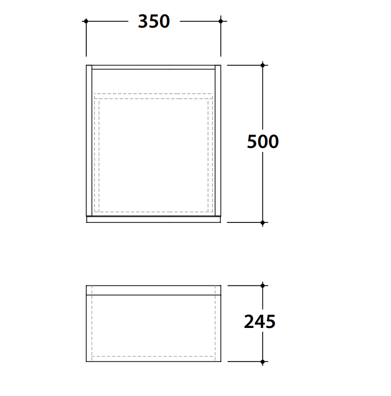 Тумба с выдвижными ящиками Globo Linea LB2435S 35x50x24,5 ФОТО