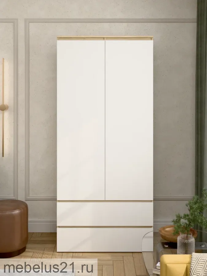 Шкаф Прайм 900 Сонома/Белый