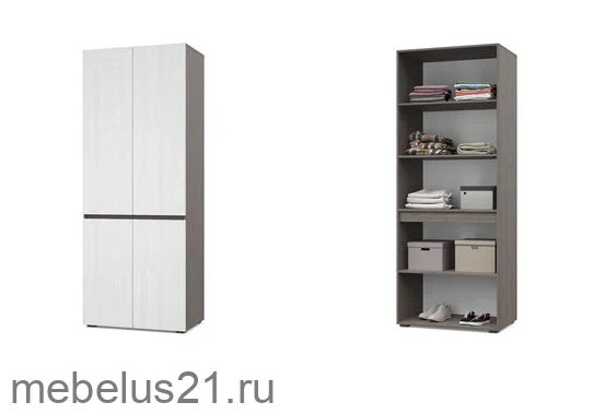 Шкаф 2-х дверный Тифани Т22