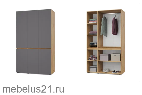 Шкаф 3-х дверный Тифани Т31