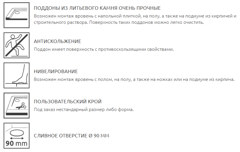 Душевой поддон прямоугольный Radaway Teos F HTF13090 130x90 см ФОТО
