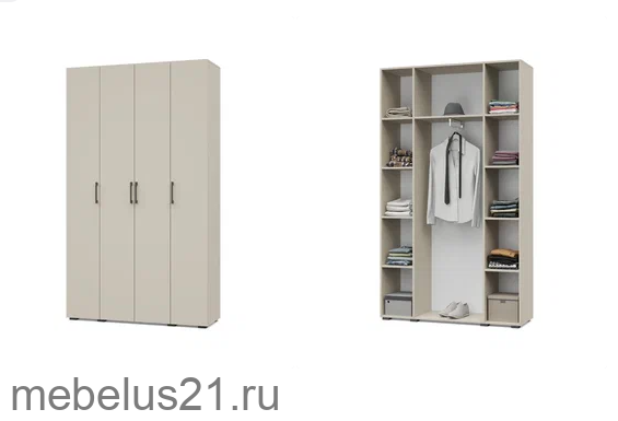 Шкаф 4-х дверный Карина К41
