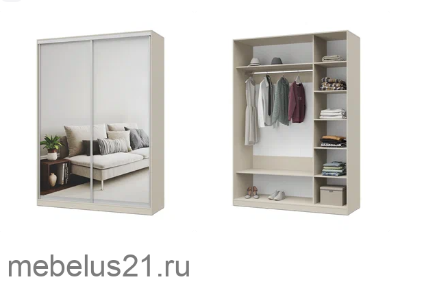 Шкаф купе с зеркалами 170 Роланд