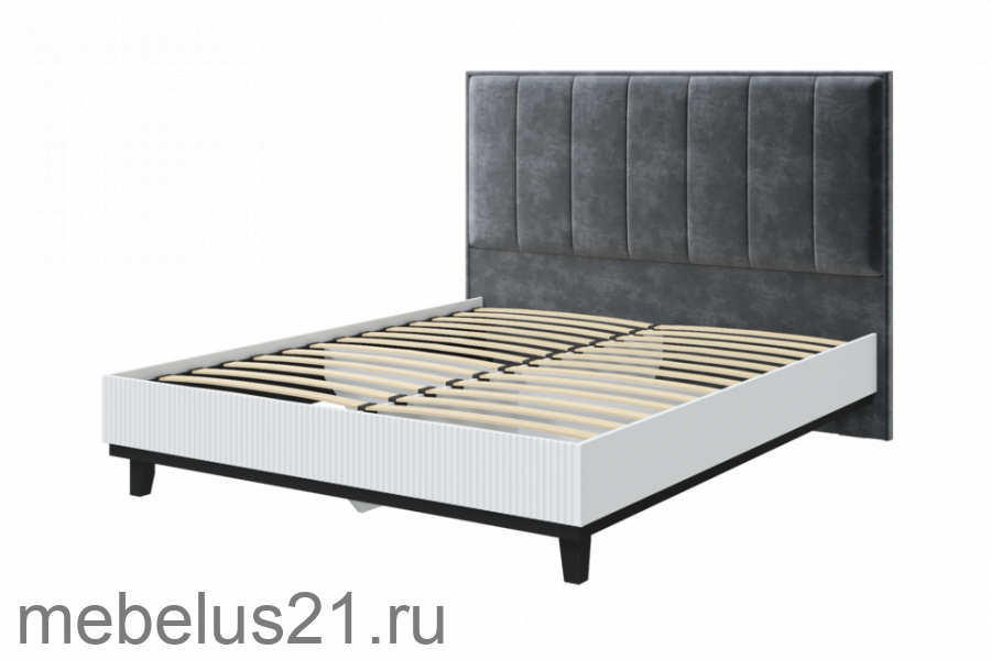 Кровать с мягкой спинкой 120