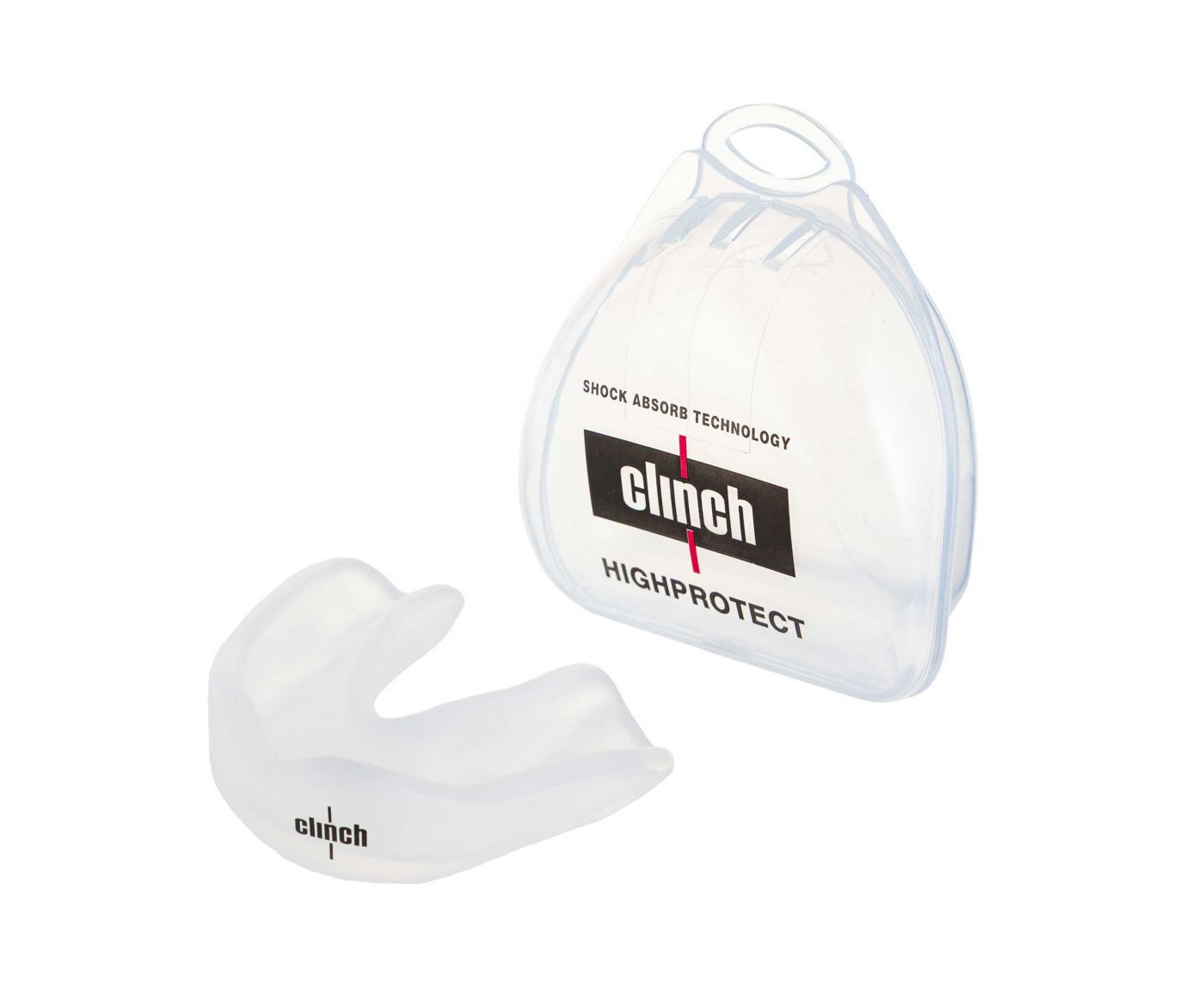 Капа одночелюстная Clinch Competition Single Layer Mouthguard прозрачная, размер Senior, артикул C511