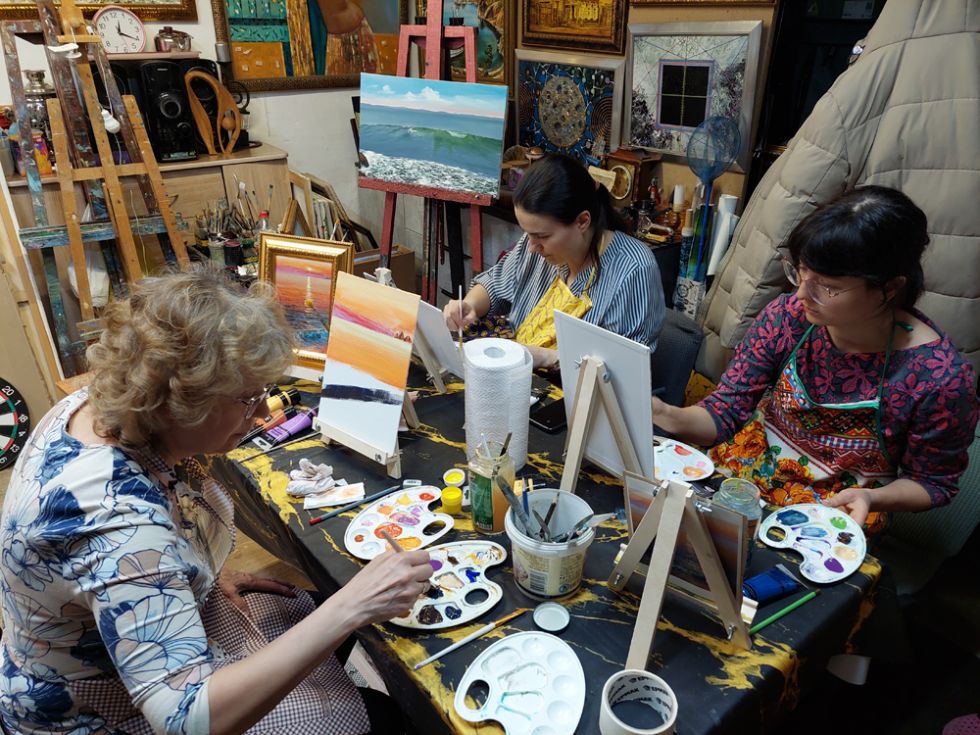 Мастер-класс "Живопись маслом"