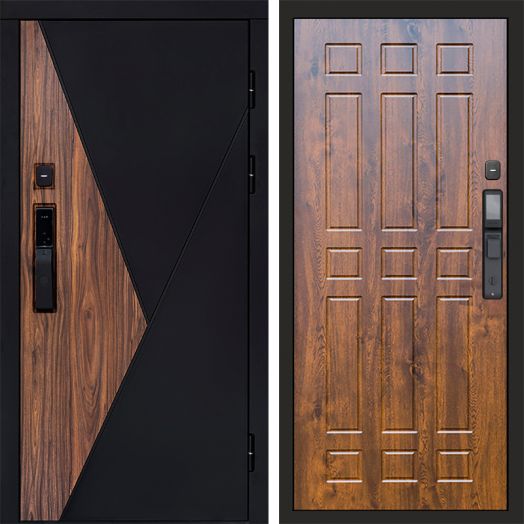 Входная дверь ВДК Матрикс с электронным замком - Спарта Дуб