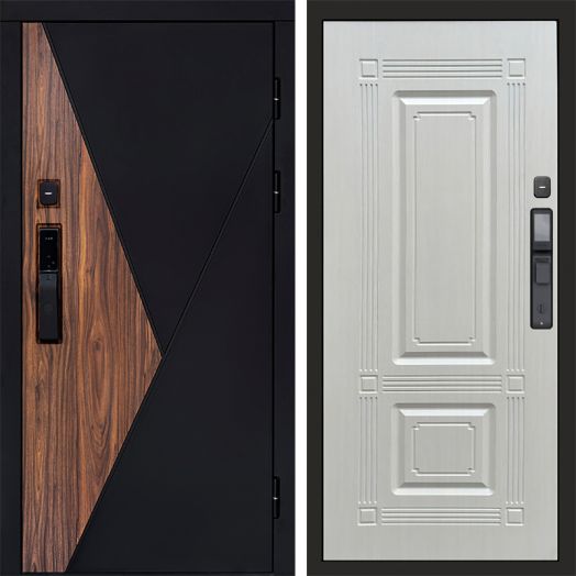 Входная дверь ВДК Матрикс с электронным замком - Мадрид Лиственница