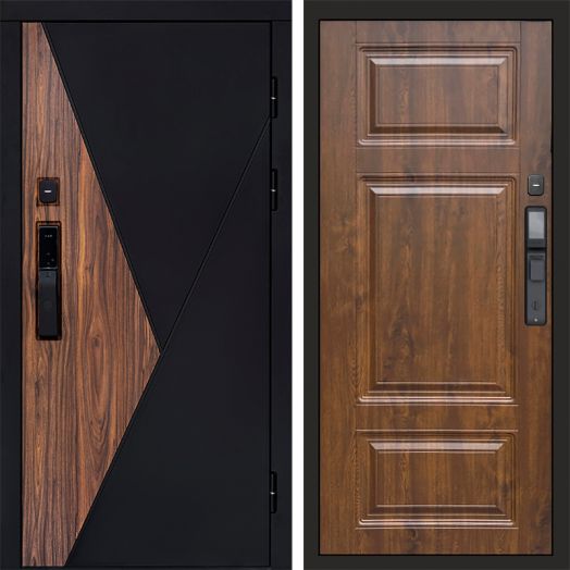 Входная дверь ВДК Матрикс с электронным замком - Лион Дуб