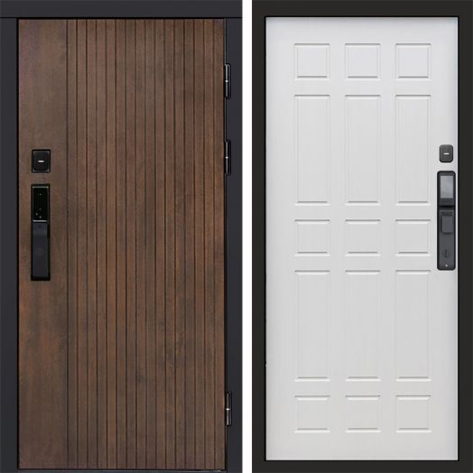 Входная дверь ВДК Твист Ультра с электронным замком - Спарта Лиственница