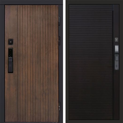 Входная дверь ВДК Твист Ультра с электронным замком - Porte black