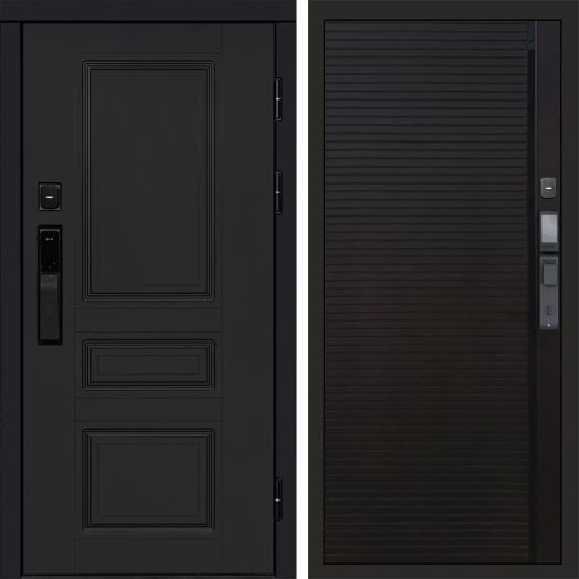 Входная дверь ВДК Орегон Блэк с электронным замком - Porte black