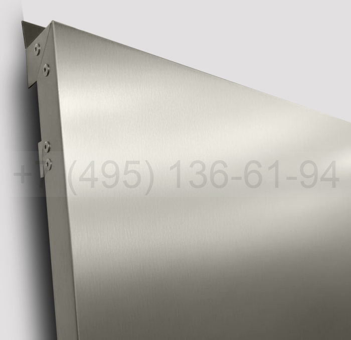 Кассеты фасадные облицовочные из AISI нитрид титана цвет Светлое золото