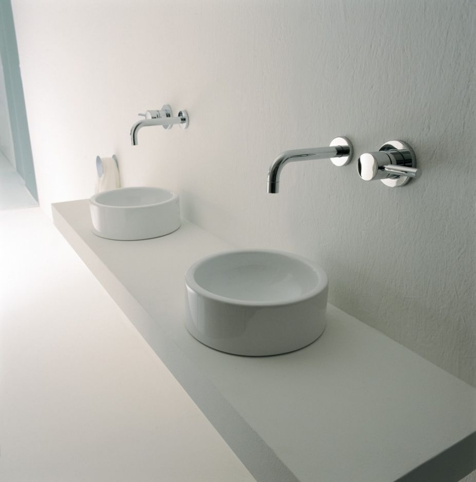 Накладная раковина Flaminia Mini Twin 27х27х10 см ФОТО