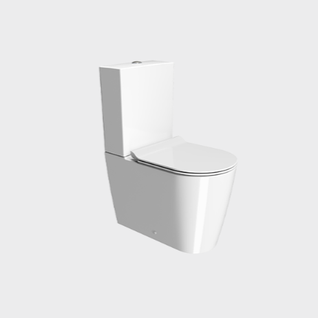 Изображение Унитаз напольный GSI KUBE X 9419 63 х 36 белый глянцевый