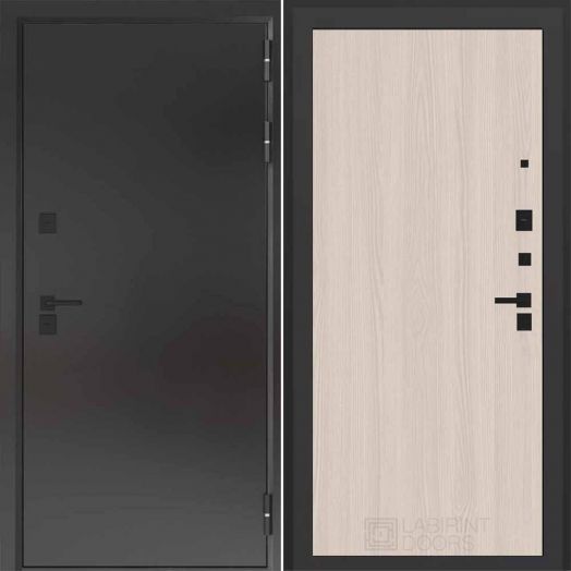 Входная дверь с терморазрывом Бункер БН 10 Тепло Плюс - 05 Ясень Светлый