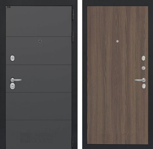 Входная дверь Лабиринт АРТ - 05 Ясень Темный