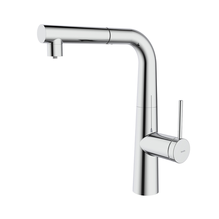 Смеситель для кухни с фильтром и выдвижным изливом, хром, Pure, IDDIS, PURSBPFi05N