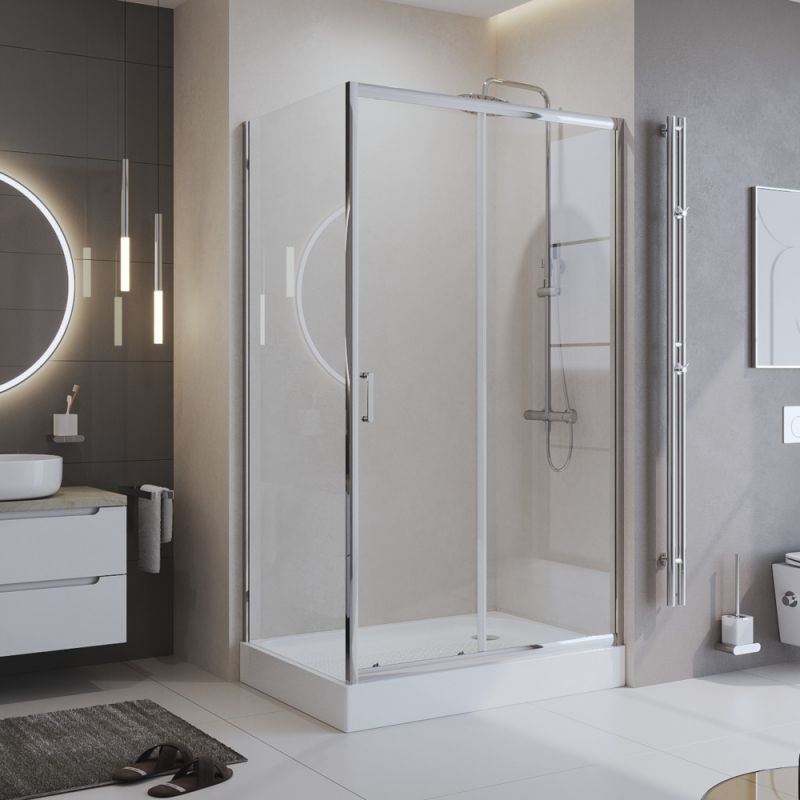 Душевой уголок BelBagno UNO-195-AH-1-120/70-C-Cr