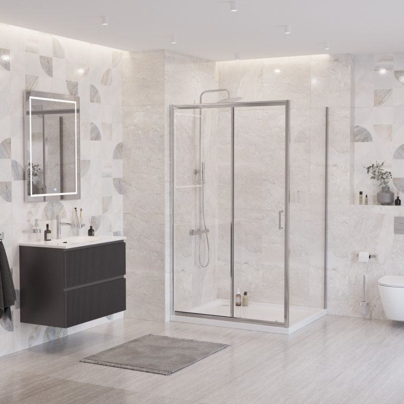 Душевой уголок BelBagno UNO-195-AH-1-110/90-C-Cr