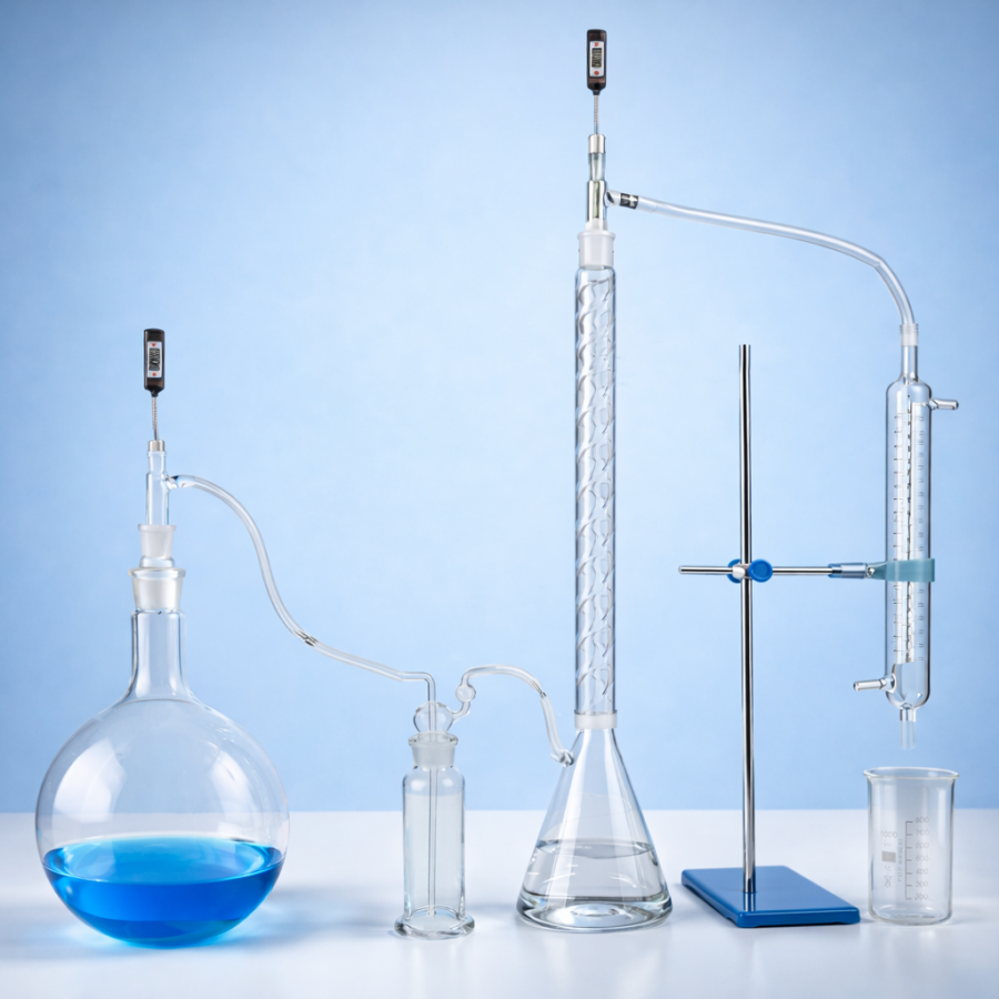 Стеклянный дистиллятор "Дмитрий Менделеев" на 10 литров №1