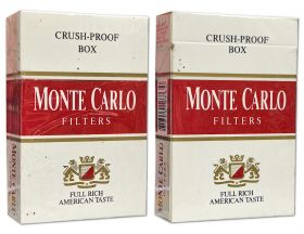 Сигареты — Monte Carlo 90х. Твердая пачка. USA. Редкие. Оригинал