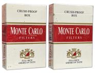 Сигареты — Monte Carlo 90х. Твердая пачка. USA. Редкие. Оригинал