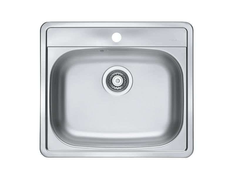 Изображение Мойка для кухни Alveus MORE 10 LEI-90 в комплекте с сифоном 56х50 см