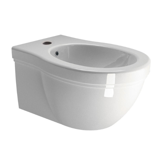 Изображение Белое подвесное биде GSI Classic 87651