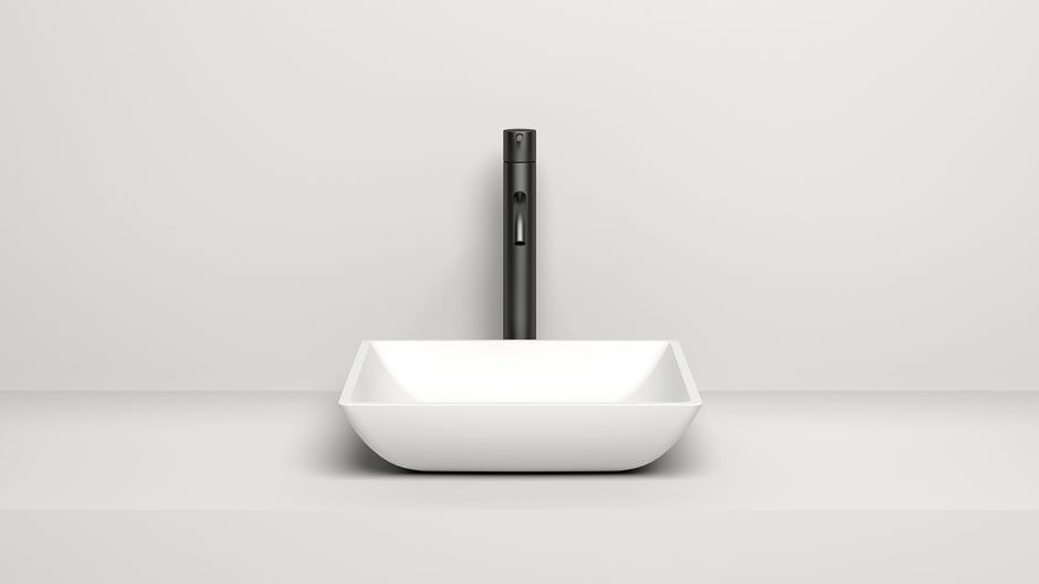 Белая квадратная раковина Salini Callista 108 38х38 1101108G ФОТО