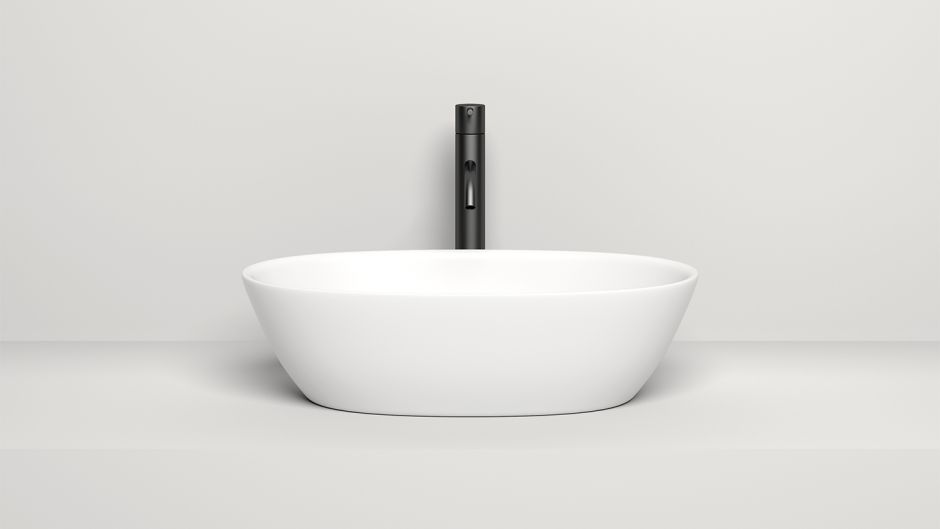 Белая овальная раковина Salini Sofia накладная 56х34 ФОТО