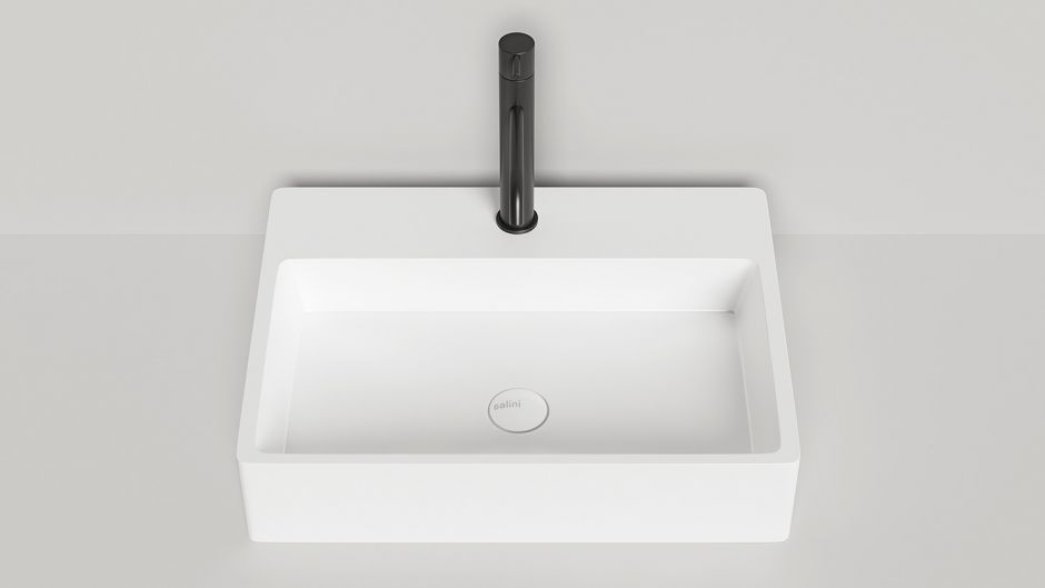 Белая накладная раковина Salini Ottavia 60х45 ФОТО