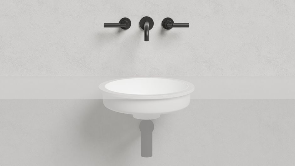 Белая встраиваемая раковина Salini Marea 04 42х42 1802204M ФОТО