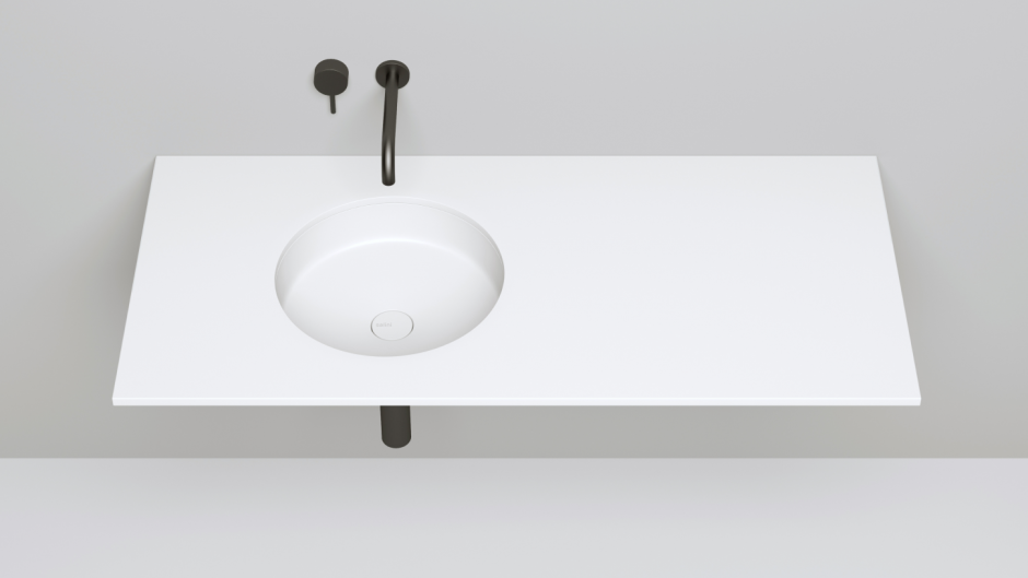 Белая встраиваемая раковина Salini Marea 04 42х42 1802204M ФОТО