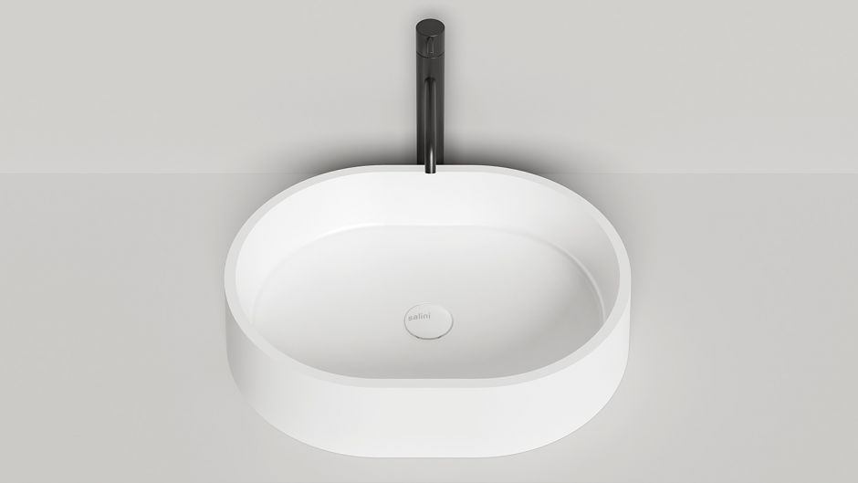 Белая раковина Salini Gloria 311 56x44 1102211M ФОТО