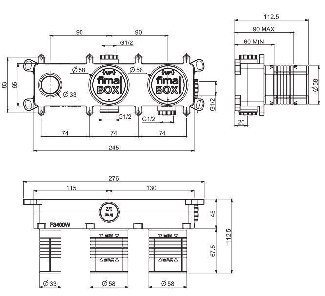 Внутренная часть Fima carlo frattini F3400W ФОТО