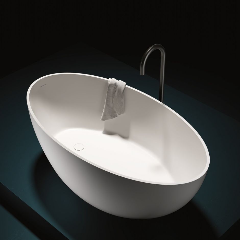 Изображение Отдельностоящая ванна Gruppo Treesse Bali 160х85 V026BO с матовым покрытием