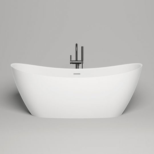 Белая ванна из искусственного камня Salini Noemi 185х78 101811G