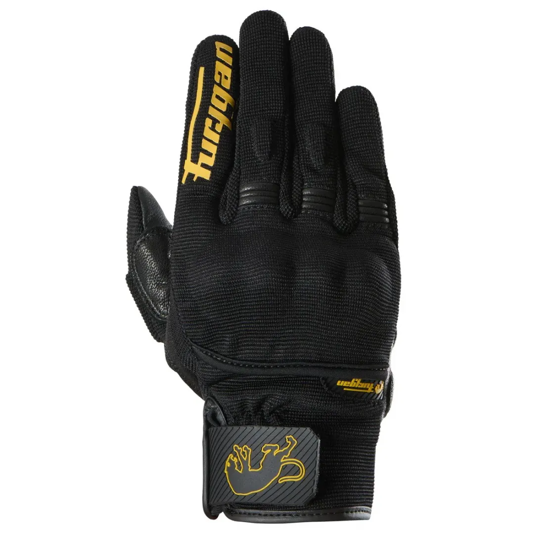 FURYGAN Перчатки JET LADY D3O EVO текстиль, цвет Черный/Золотистый