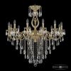 Люстра Бронзовая BOHEMIA IVELЕ CRYSTAL 72401/12/360 B G FA10B Золото, Латунь / Богемия Ивеле Кристалл