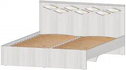 Кровать Диана (сп/м 1600*2000мм) анкор светлый (ЛАМЕЛИ)