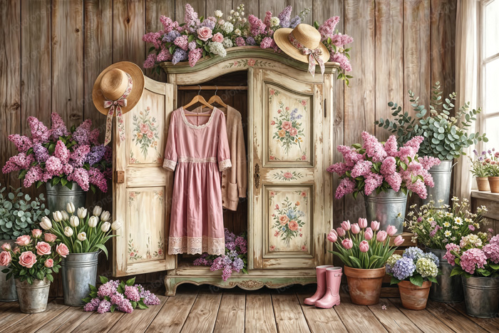 Фон стена "Summer wall №36"