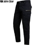 Мотоджинсы John Doe Stroker Cargo XTM, чёрные