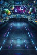 Фон стена "Cosmos wall №2"