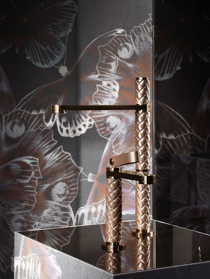 Смеситель для раковины Gessi Pelle c высоким изливом ФОТО